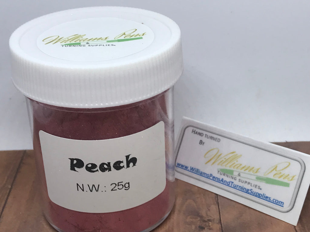Mica Pigment 10# Peach - Williams Pens & Turning Supplies.