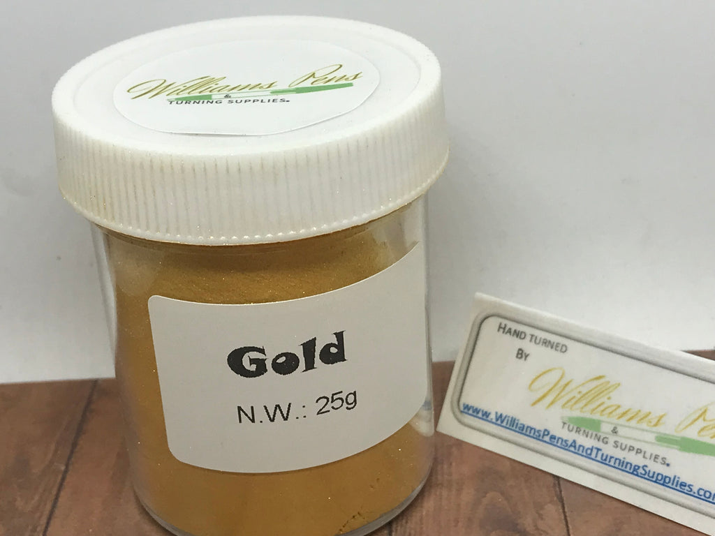Mica Pigment 18# Gold - Williams Pens & Turning Supplies.