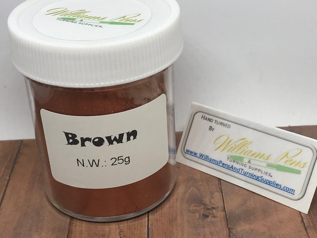 Mica Pigment 20# Brown - Williams Pens & Turning Supplies.