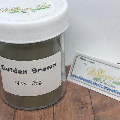 Mica Pigment 27# Golden Brown - Williams Pens & Turning Supplies.