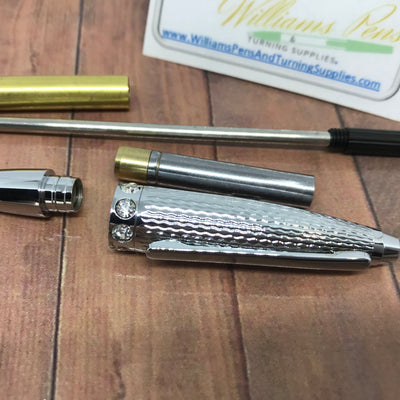 Chrome Marchesa Pen Kit - Williams Pens & Turning Supplies. Chrome Marchesa Pen Kit - Williams Pens & Turning Supplies.
