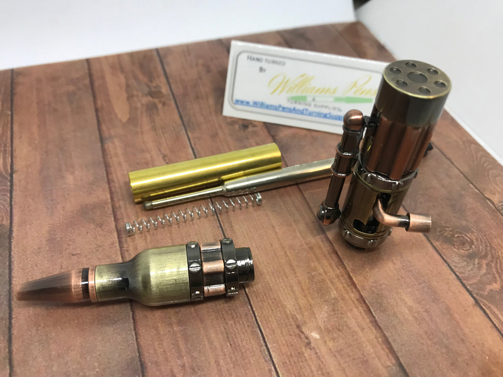 Antique Rose Copper and Bronze Polish Victorian Pen Kit - Williams Pens & Turning Supplies.
