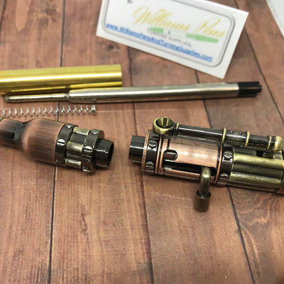 Antique Bronze Polish and Rose Copper Victorian Pen Kit - Williams Pens & Turning Supplies. Antique Bronze Polish and Rose Copper Victorian Pen Kit - Williams Pens & Turning Supplies.