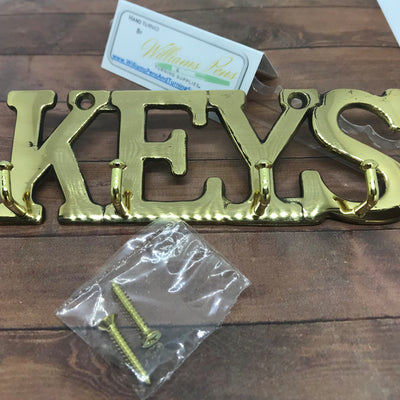 "Keys" Hangers Brass - Williams Pens & Turning Supplies. "Keys" Hangers Brass - Williams Pens & Turning Supplies.