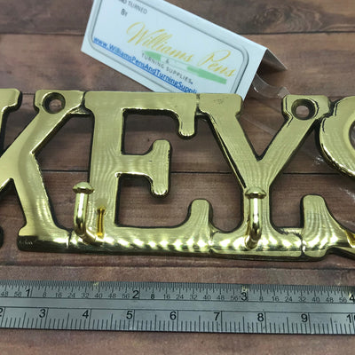 "Keys" Hangers Brass - Williams Pens & Turning Supplies. "Keys" Hangers Brass - Williams Pens & Turning Supplies.