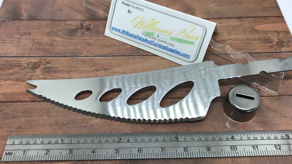 Holey Tapered Cheese Knife - Williams Pens & Turning Supplies.