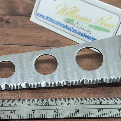 Holey Tapered Cheese Knife 142mm - Williams Pens & Turning Supplies. Holey Tapered Cheese Knife 142mm - Williams Pens & Turning Supplies.