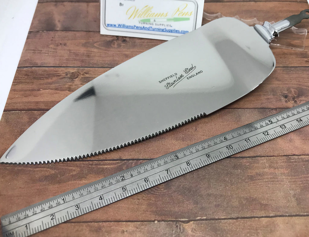 Sheffield Bent Pie/Cake Knife - Williams Pens & Turning Supplies.