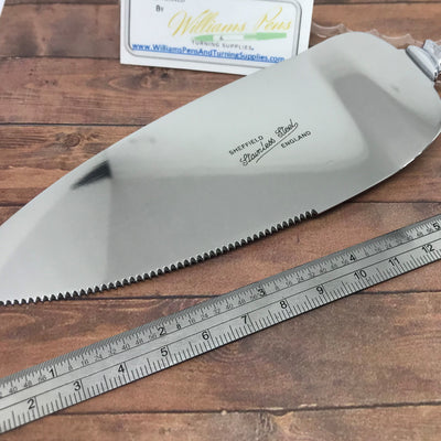 Sheffield Bent Pie/Cake Knife - Williams Pens & Turning Supplies. Sheffield Bent Pie/Cake Knife - Williams Pens & Turning Supplies.