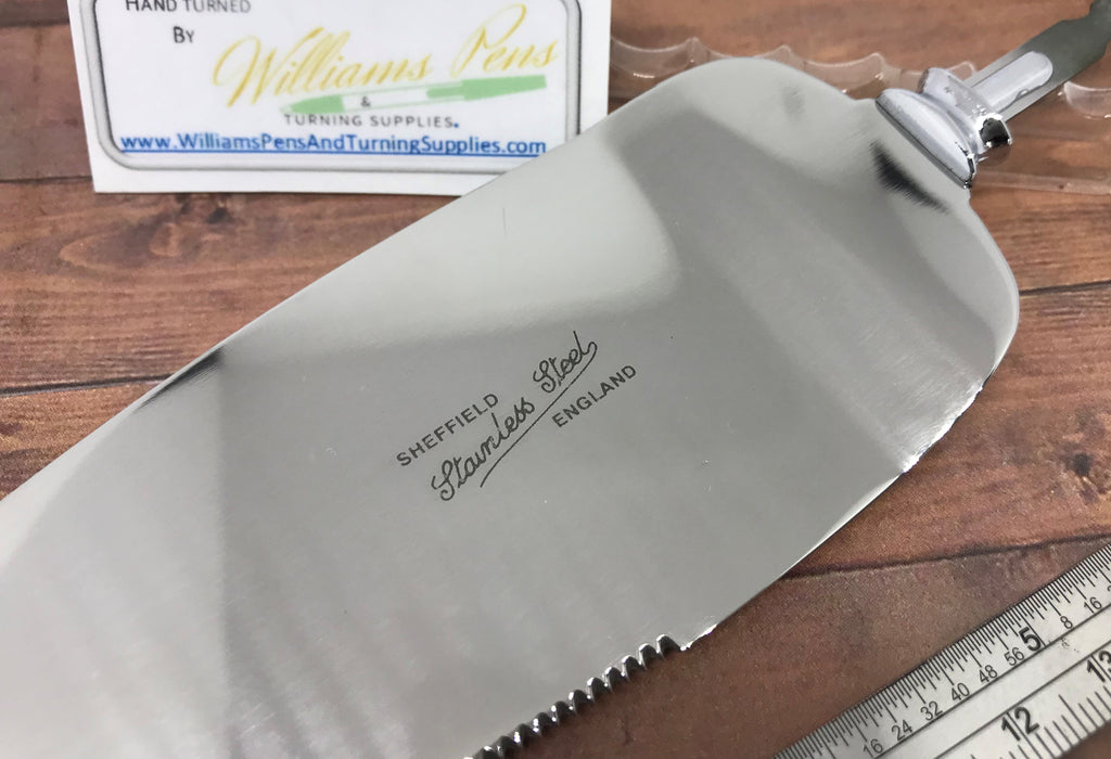 Sheffield Bent Pie/Cake Knife - Williams Pens & Turning Supplies.
