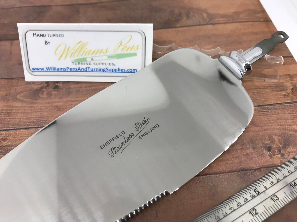 Sheffield Bent Pie/Cake Knife - Williams Pens & Turning Supplies.