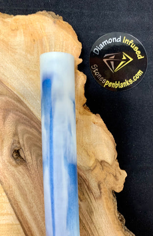 Mr. Blue Sky Diamond Pen Blank Round