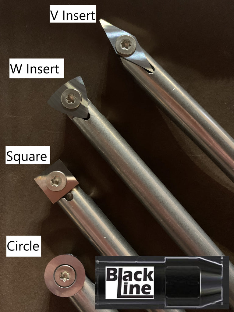 Blackline Negative Rake Carbide Blades for the Midi