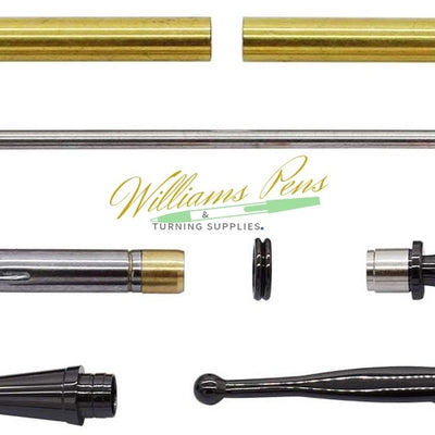 Gun Metal Fancy Lady Pen Kits - Williams Pens & Turning Supplies.