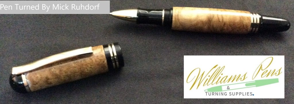 Gold Churchill Rollerball Pen Kit - Williams Pens & Turning Supplies.