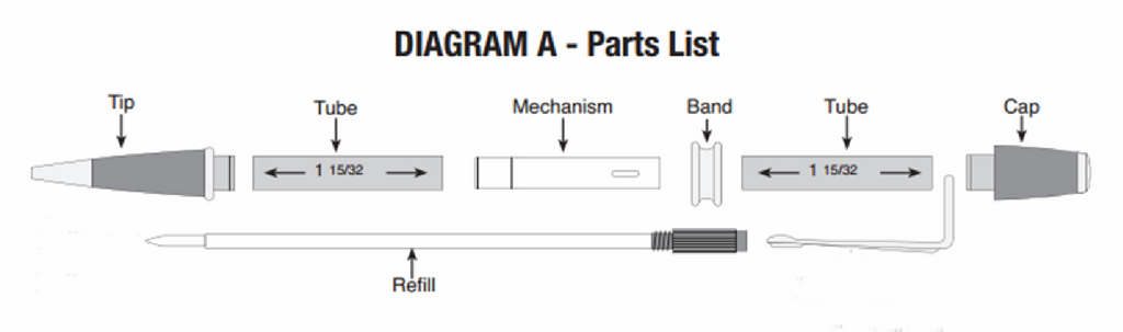 Gun Metal Patricia Pen Kit - Williams Pens & Turning Supplies.
