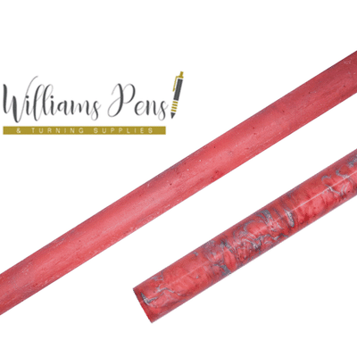 Red Resin Pen Rod Blanks Size: 18mm x 300mm Red Resin Pen Rod Blanks Size: 18mm x 300mm