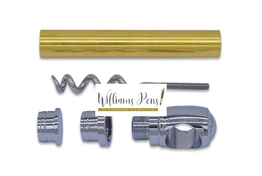 Chrome T Corkscrew Bottle Opener Kits