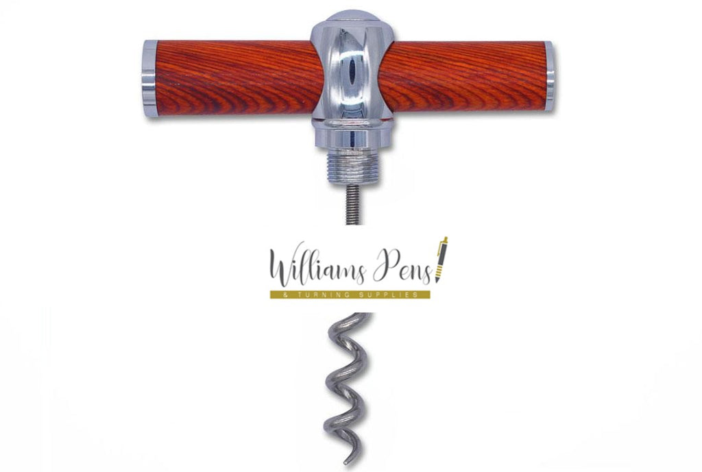 Chrome T Corkscrew Bottle Opener Kits