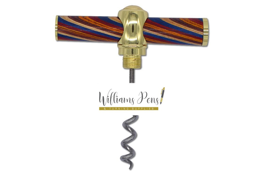 Gold T Corkscrew Bottle Opener Kits