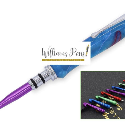 Chrome with Colourful Crochet Hook Kit Project Sets Chrome with Colourful Crochet Hook Kit Project Sets