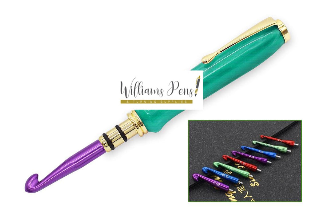 Gold with Colourful Crochet Hook Kit Project Sets
