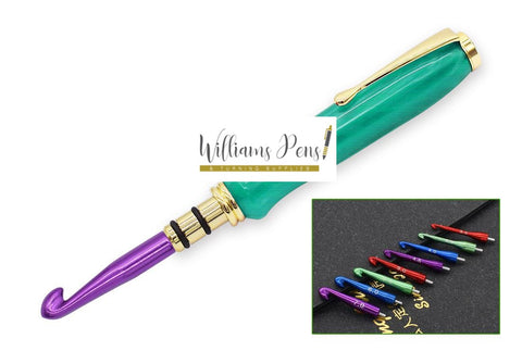 Gold with Colourful Crochet Hook Kit Project Sets