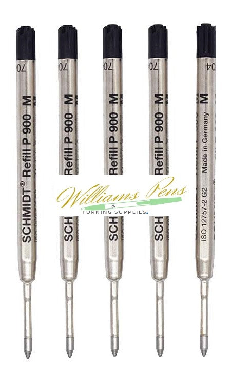 SCHMIDT P900 Refills for Cigar / Premium Designer / Sierra pen (Black)