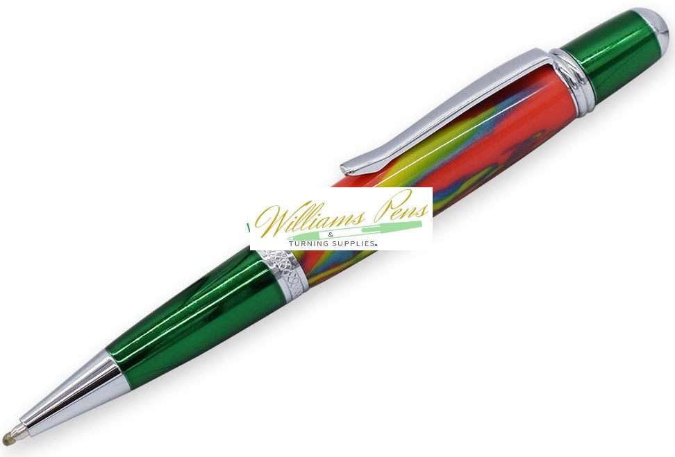 Chrome & Green Sierra Pen Kits