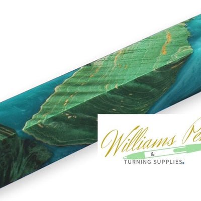 Stabilised Pen Blanks Green Hybrid - Williams Pens & Turning Supplies. Stabilised Pen Blanks Green Hybrid - Williams Pens & Turning Supplies.