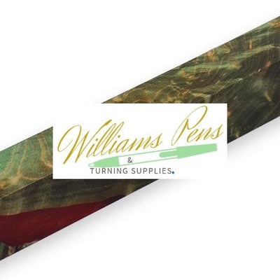 Stabilised Pen Blanks Orange & Green Hybrid Stabilised Pen Blanks Orange & Green Hybrid