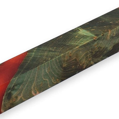 Stabilised Pen Blanks Orange & Green Hybrid Stabilised Pen Blanks Orange & Green Hybrid