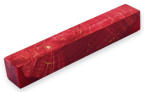 Stabilised Pen Blanks Red Hybrid