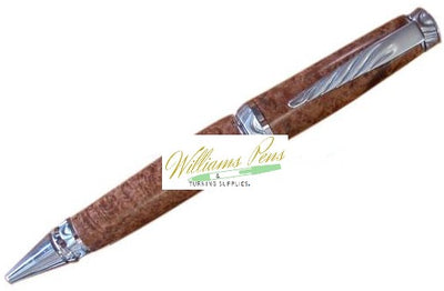 Satin Chrome Ultra Cigar Pen Kit - Williams Pens & Turning Supplies. Satin Chrome Ultra Cigar Pen Kit - Williams Pens & Turning Supplies.