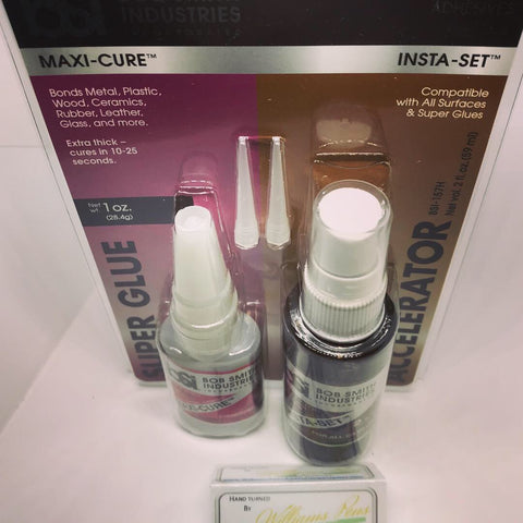 Maxi-Cure / Insta-Set Combo Pack BSI - Williams Pens & Turning Supplies.