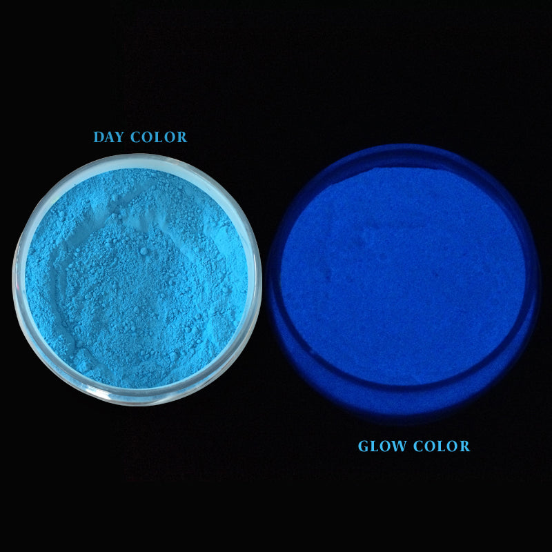 Glow In The Dark Mica Pigment Blue 100gm Jar