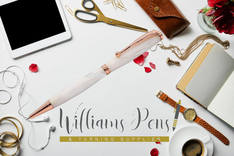 Fancy Pen Kit Copper - Williams Pens & Turning Supplies.