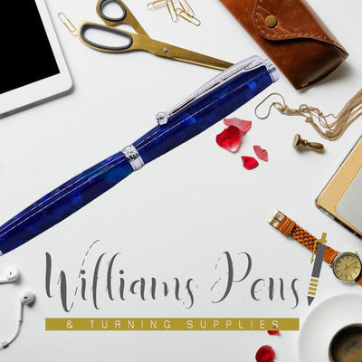 Fancy Pen Kit Chrome - Williams Pens & Turning Supplies. Fancy Pen Kit Chrome - Williams Pens & Turning Supplies.