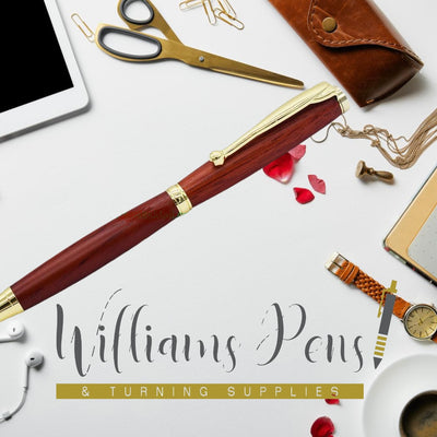 Fancy Pen Kit Gold - Williams Pens & Turning Supplies. Fancy Pen Kit Gold - Williams Pens & Turning Supplies.