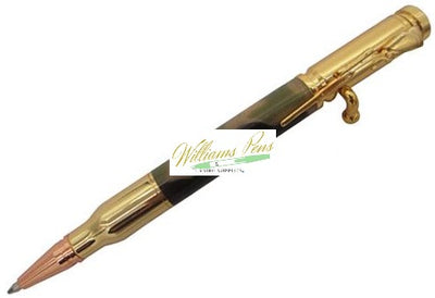 Gold Rifle Bolt Pen Kits - Williams Pens & Turning Supplies.