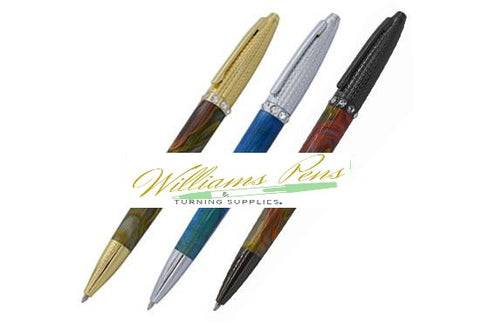 Gun Metal Marchesa Pen Kit - Williams Pens & Turning Supplies.