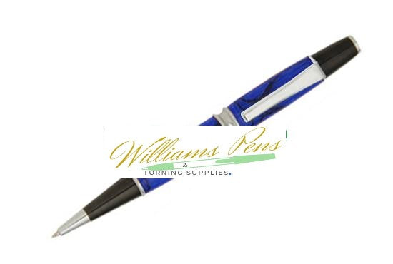 Chrome Patricia Pen Kit - Williams Pens & Turning Supplies.