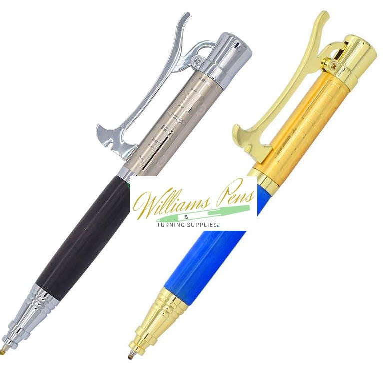 Gold Firefighters Click Pen Kits - Williams Pens & Turning Supplies.