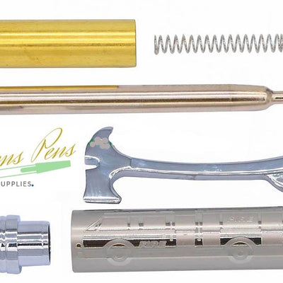 Chrome Firefighters Click Pen Kits - Williams Pens & Turning Supplies.