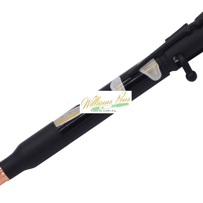 Black Enamel Rifle Bolt Pen Kits - Williams Pens & Turning Supplies.