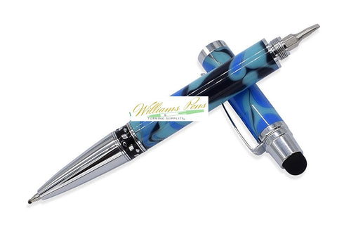Chrome Screwdriver Stylus Pen Kits - Williams Pens & Turning Supplies.