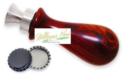 Stainless Steel Bottle Opener For Handle - Williams Pens & Turning Supplies.