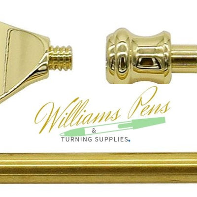 Gold Fusion Razor Shaver Handle Kits - Williams Pens & Turning Supplies.