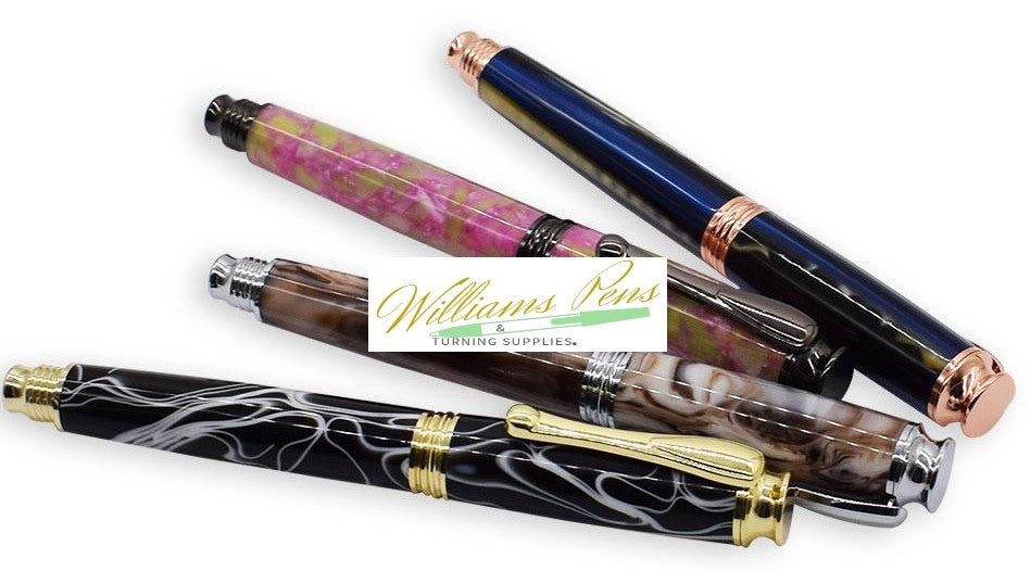 Chrome AstonMatin Rollerball Pen Kits - Williams Pens & Turning Supplies.