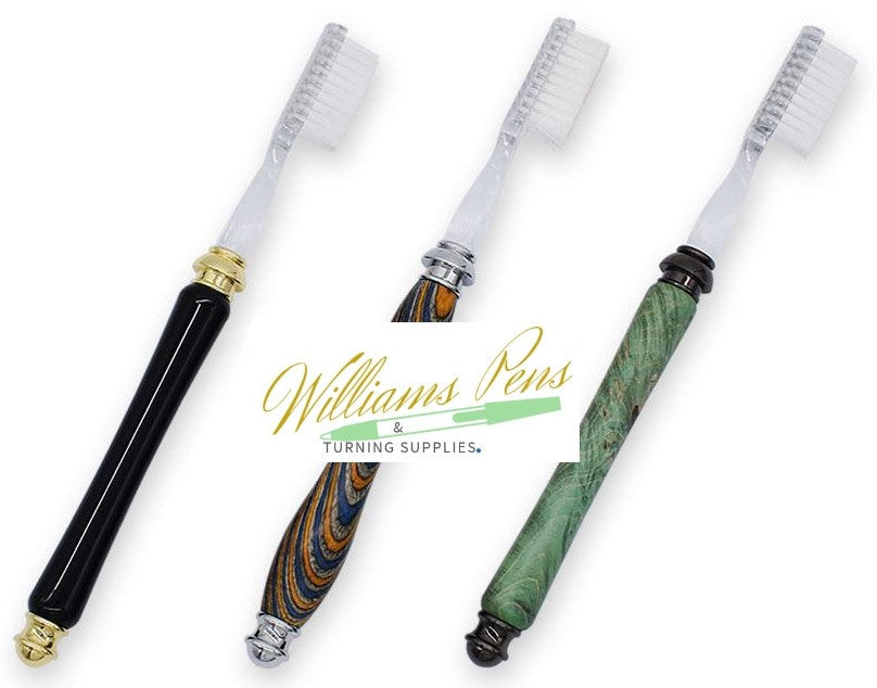 Gold Toothbrush Handle Kits - Williams Pens & Turning Supplies.